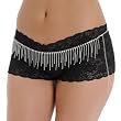 Silver Tone Beady Dangling Belly Chain Crystal Rhinestone Accents SeXy Clubing Adjustble