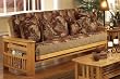 Portofino Full Size Golden Oak Futon By Elite Furniture