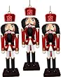 Nebraska Cornhuskers 3pk Nutcracker Ornament NCAA College Athletics Fan Shop Sports Team Merchandise