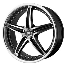 Motegi Racing Series MR107 Gloss Black Finish Machined Wheel (18x8"/5x4.5")