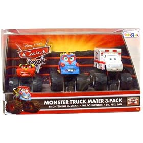 Disney Cars Toons Monster Truck Mater 3-pack