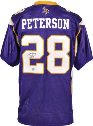 Adrian Peterson Autographed Jersey | Details: Minnesota Vikings, Authentic, Reebok