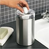 Trashi Waste Can - Clear/Stainless Steel by Umbra