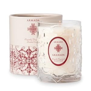 Zodax IG-1633 Armada Scented Candle Jar in Gift Box, Granada Scent, 3 by 4-Inch