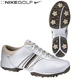 Nike 2011 Lady Delight Golf Shoes : White-Smoke-Birch 9 M
