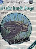Full Color Iron on Design Leatherback Turtle
