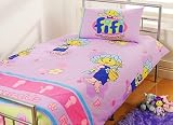 Fifi and The Flowertots Come and Play Rotary Single Duvet Cover Set / Quilt Cover Set With Free FiFi Beach Towel