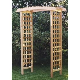All Things Cedar GA87 Garden Arbor (Partially Assembled)