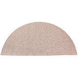 Goods of the woods - GOW Sisal Weave Half Round Hearth Natural Rug