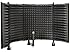 Monoprice Pro Audio Desktop Adjustable Acoustic Microphone Isolation Shield