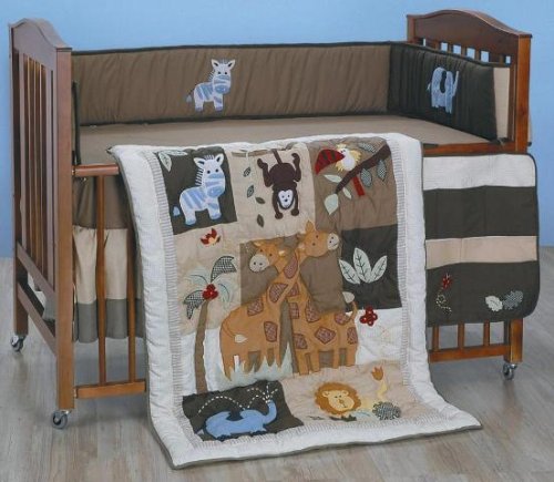 'Jungle Friends' Baby's Crib Set