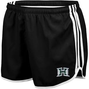 adidas Hawaii Warriors Ladies Black Princess Running Shorts