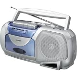 COBY CX-144 Portable AM/FM Cassette Player/Recorder