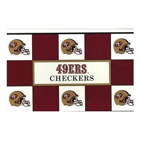 Big League Promotions San Francisco 49ers Checkers