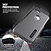 TOTU Dual-Layer TPU Bumper Case for Apple Iphone 6/ 6S - Space Gray/Black