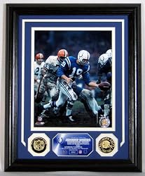 Johnny Unitas Photomint - Plaque
