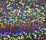 Metro Silver Metal Flake Graphic, Craft, Cricut & Sign Vinyl Decal Adhesive-Backed Sticker Film 24