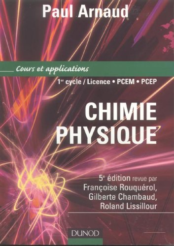 Download Chimie physique : Cours et exercices corrigés Download Chimie physique : Cours et exercices corrigés