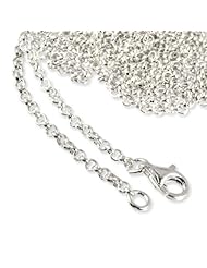 SilberDream Charms Necklace 925 Sterling Silver 27.7 inch original Charm Collection Necklace for Charm Pendants FC00287-1