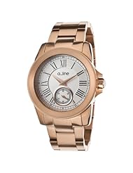 a_line Womens AL-80021-RG-22 Amare Analog Display Japanese Quartz Rose Gold Watch