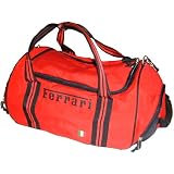 Ferrari nylon sport bag red
