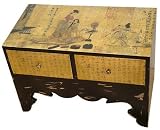 Inexpensive Affordable Beautiful Discount - 23 Fujian Calligraphy Two-Drawer End Table Nightstand