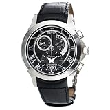 Seiko Mens Leather Strap Premier Kinetic Chronograph Watch Model SNL041P2 by Seiko