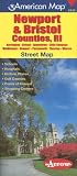 Newport & Bristol Counties, RI Street Map (American Map)