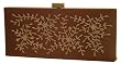 Square Satin and Beaded Clutch, Metal Frame and Chain Handle, Evening Bag - Naomi (71 20477) Square Satin and Beaded Clutch, Metal Frame and Chain Handle, Evening Bag - Naomi (71 20477)