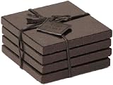 Click for more about Lifestyle Black Granite Coasters (set of 4) - 0601BLACU - Lifestyle Products Ltd.