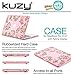 Kuzy Compatible with MacBook Pro 13.3 inch Case Release 2015-2012 Older Version Hard Cover for Model A1502, A1425 with Retina Display Shell Plastic, Vintage Flowers Pink