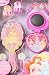 Disney Princess - Tolles 8 teiliges Haarpflege-Set - Haaraccessoires - beinhaltet: x grosse wunderschoene Haarbürste, 1 x Klappbürste mit Spiegel, 2 x Haarbaender, 2 x Snap-Clips, 2 x Spangen - Prinzesinnen: Snow White, Pocahontas, Aurora, Ariel, Tiana, Cinderella - Macht ein traumhaftes Geschenk!