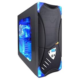 CybertronPC X-PLORER PCXPV23600BKB, Black/Black, AMD Athlon 64 X2 5000+ , 2048MB, 160GB, DVD+-RW, Onboard Video, 400 Watt Power Supply, Windows XP Professional Edition, 1 Year Parts & Labor Warranty