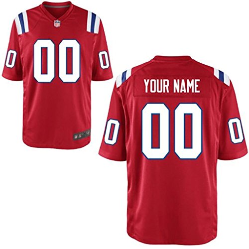 New England Patriots Game Customized-Red AJ Derby #86 Stitched Jerseys Men Size 2XL