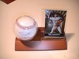 Troy Tulowitzki Colorado Rockies Signed Autographed Baseball & Wood Case Plus Card Coa