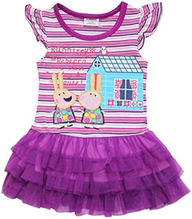 Kids Wear Baby Girls Dresses Summer Peppa Pig Girls Bodysuit dress