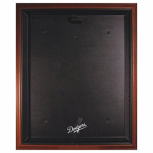 Mounted Memories Los Angeles Dodgers Brown Framed Logo Jersey Case
