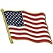 USA American Flag Lapel Pin Standard