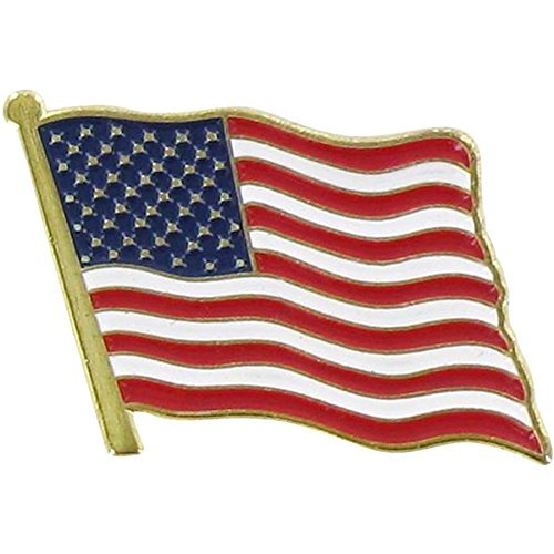 USA American Flag Lapel Pin Standard
