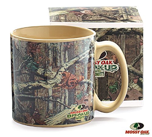 Mossy Oak Camouflage 13 oz Coffee Mug with Gift Box Great for Hunters