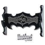 Sword Wall Mount Display with Oriental Graphic Design