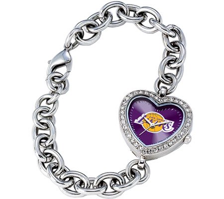 NBA Women's BH-LAL Heart Collection Los Angeles Lakers Watch