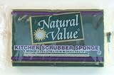 Natural Value Kitchen Scrubber Sponge