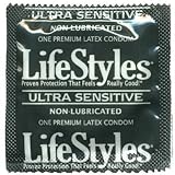 Lifestyles Ultra Sensitive Non Lubricated Condoms 48 Pack Lifestyles Ultra Sensitive Non Lubricated Condoms 48 Pack