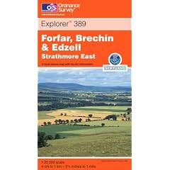Forfar, Brechin and Edzell (Explorer Maps)