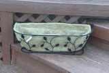 Outdoor Living : Wall Hanging Basket 24 in Leaf Design