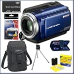 Sony DCR-SR47 60GB Hard Disk Drive Handycam® Camcorder (Blue) + Camcorder Accessory Kit