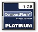 Platinum CF Card Compact Flash 1GB (1024MB) Speicherkarte (original Handelsverpackung)