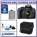 Canon Rebel T2i 18.0 MP Digital SLR w/ Canon 18-55mm IS Lens + Shooter Package K# 3