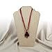 Ikee Design Linen Covered Padded Wood Necklace Display With Easel 8 1/4